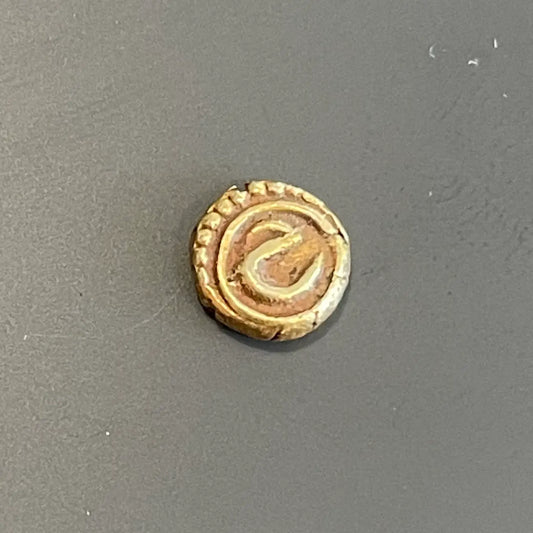 India Mysore Tipu Sultan Fanam AM 1218 (1789) Gold Or 0.37 gr