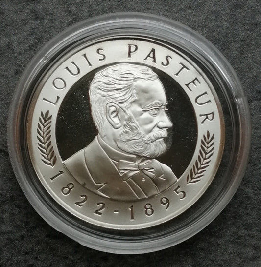 Louis Pasteur medal 100th anniversary 1822-1895 Silver 16,62 gr