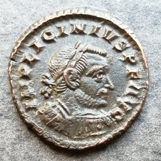 Licinius (308-324) Follis Genio Pop Rom Londres 3,39 gr 21 mm