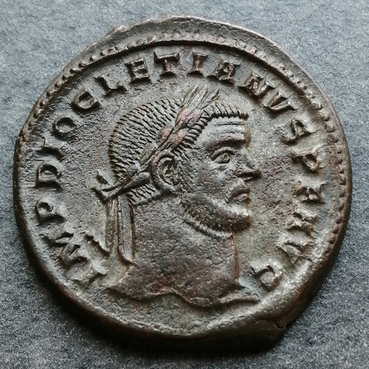 Dioclétien (285-305) Follis Genio Populi Romani Trêves 9,60 gr 28 mm