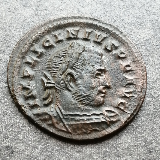 Licinius (308-324) Follis Genio Pop Rom Trêves 2,81 gr 21 mm