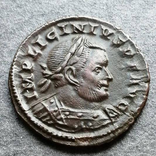 Licinius (308-324) Follis Genio Pop Rom Trêves 3,75 gr 20 mm