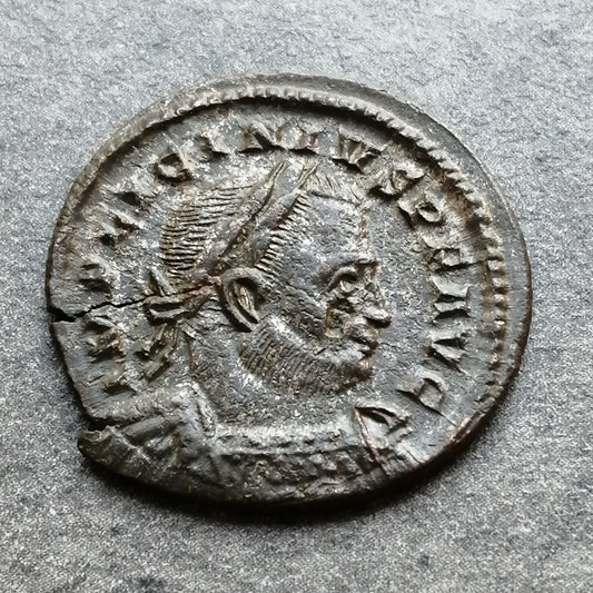 Licinius (308-324) Follis Genio Pop Rom Trêves 3,36 gr 21 mm