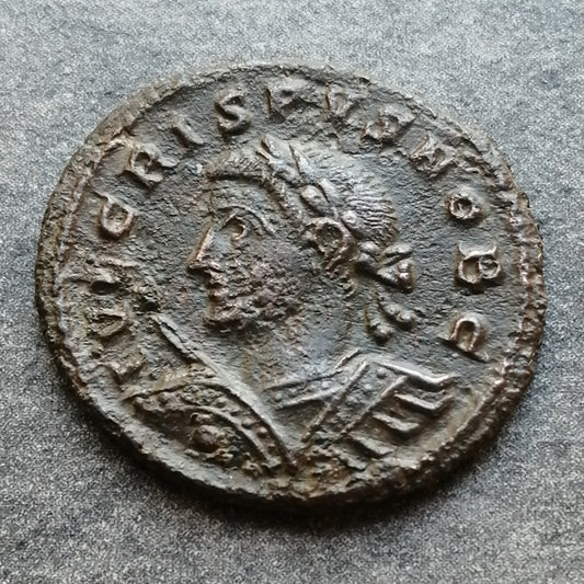 Crispus (317-326) Follis Beata Tranquillitas Trêves 2,86 gr 19,5 mm