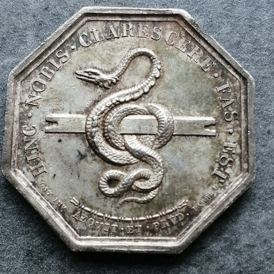 Jeton Notaires de Trévoux 1832 Argent 17.18 gr 32 mm