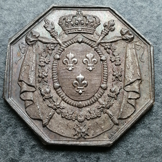 Jeton Notaires de Tours Argent 11.40 gr 30 mm