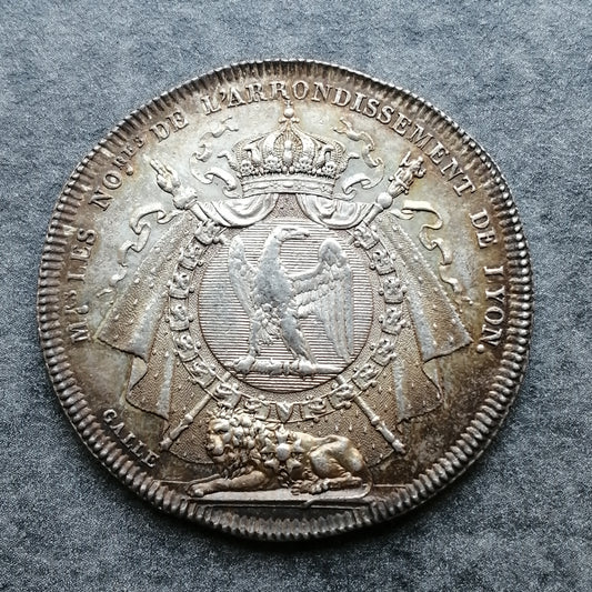 Jeton Notaires de l'arrondissement de Lyon 1805 Argent 11.65 gr 31.5 mm