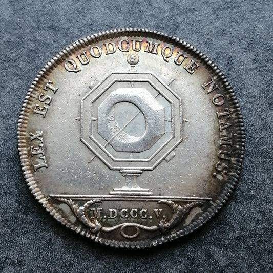 Jeton Notaires de l'arrondissement de Lyon 1805 Argent 11.65 gr 31.5 mm