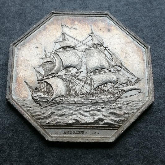 Jeton Chambre de commerce de Paris Argent 18.11 gr 36 mm