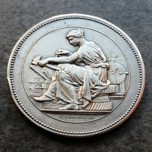 Jeton Société Industrielle du Nord de la France Lille Argent 22.33 gr 36.5 mm