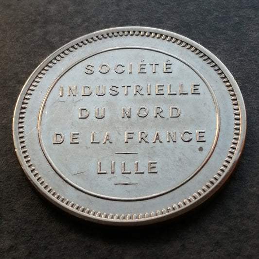Jeton Société Industrielle du Nord de la France Lille Argent 22.33 gr 36.5 mm