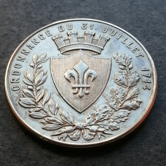 Jeton Chambre de Commerce de Lille Argent 21.60 gr 37 mm