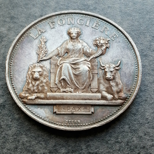 Jeton La Foncière Assurances sur la Vie Argent 22.74 gr 37 mm