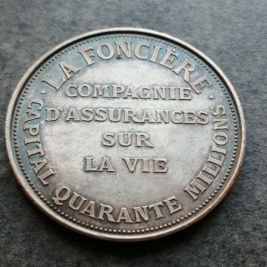 Jeton La Foncière Assurances sur la Vie Argent 22.74 gr 37 mm