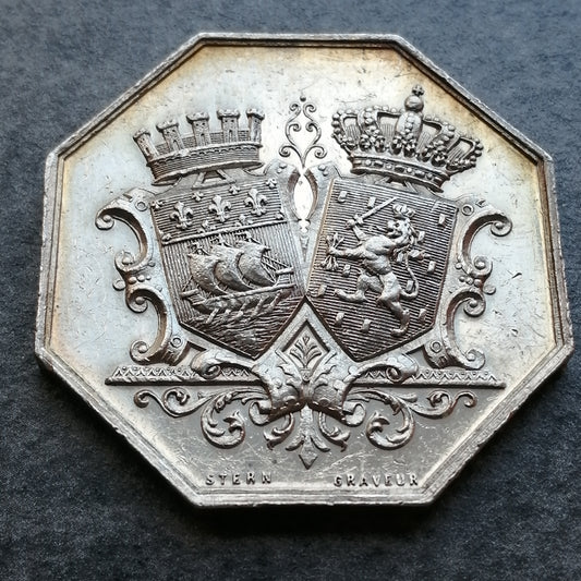 Jeton Banque de Paris et des Pays Bas Argent 21.83 gr 36 mm