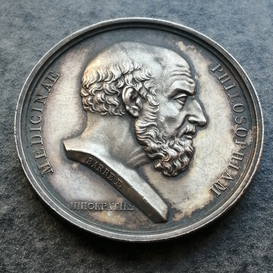 Jeton Société de médecine de Lyon 1789 Argent 14.57 gr 29.5 mm