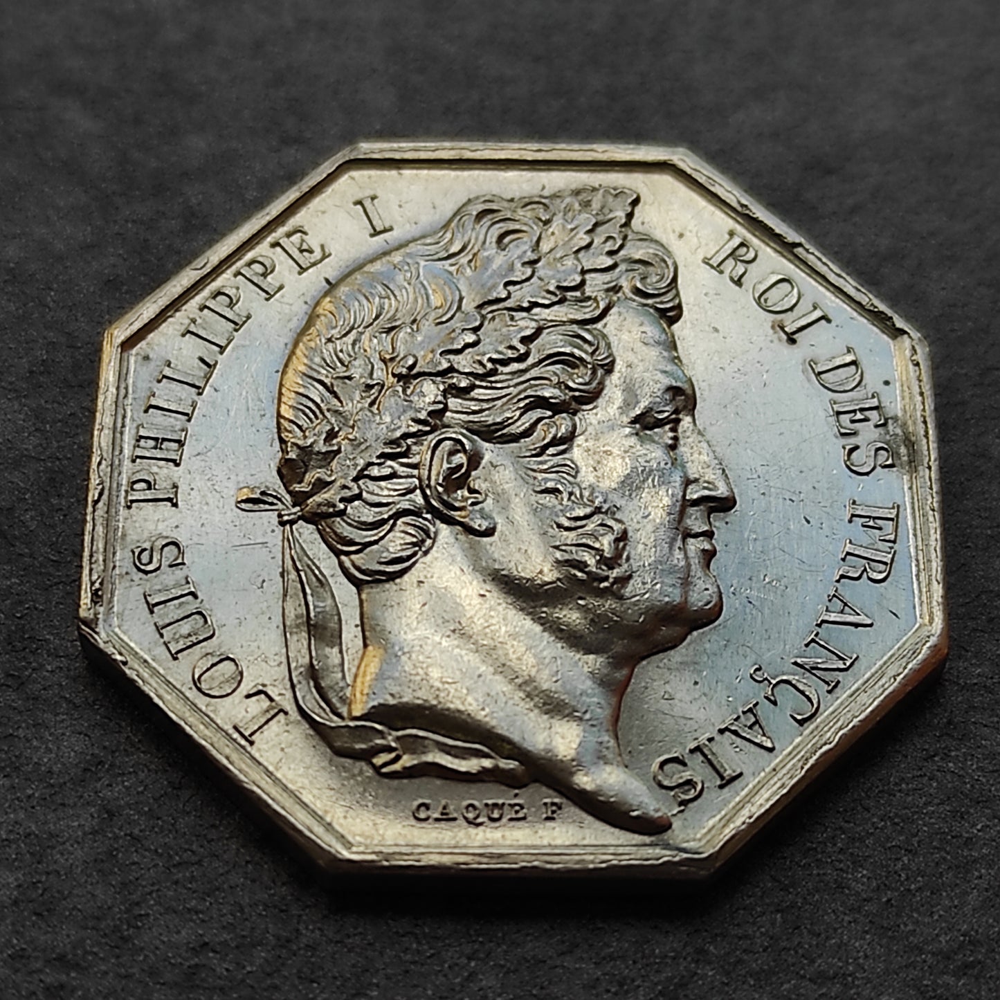 Jeton Banque d'Orléans 1838 Louis Philippe Argent 12.6 gr