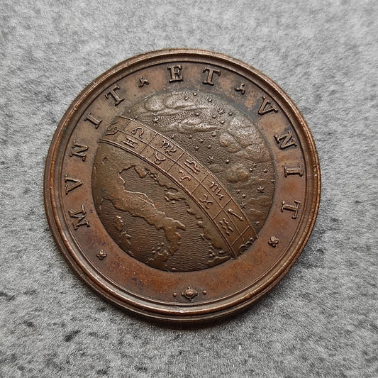 Vatican et Etats Pontificaux Médaille Alessandro VIII (1689-1691) Mvnit et Vnit 38 mm 22.27 gr