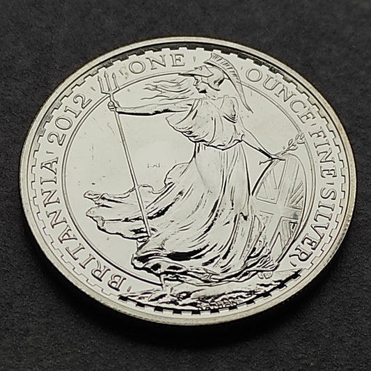 Royaume Uni 2 Pounds 2012 Britannia 1 once Argent 1 Oz Fine Silver 958 ‰