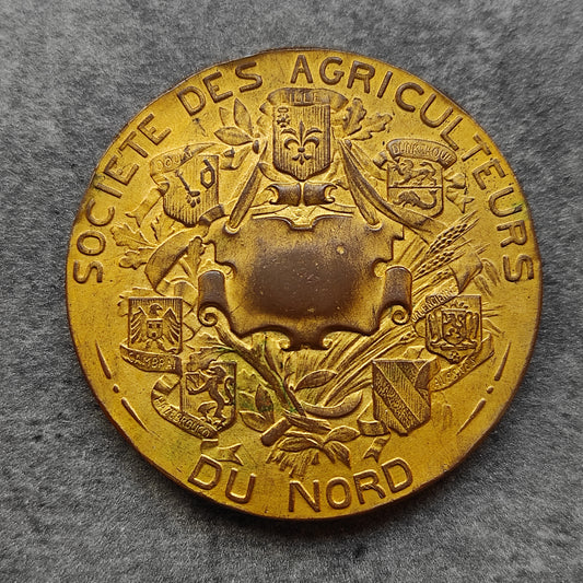 Médaille Société des Agriculteurs du Nord par Michelet 55.62 gr 50 mm