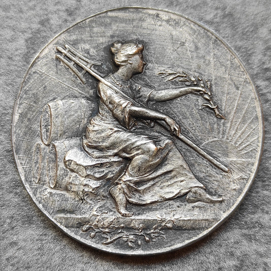 Médaille Syndicat des Brasseurs du Nord en Argent 40 mm 33.40 gr