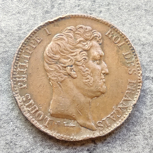 Louis Philippe Médaille Essai module 5 francs Thonnelier Presse Monétaire 1833 21,24 gr