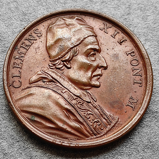 Medaille Papale Clement XII 1731 Election au Pontificat 32 mm 13,01 gr