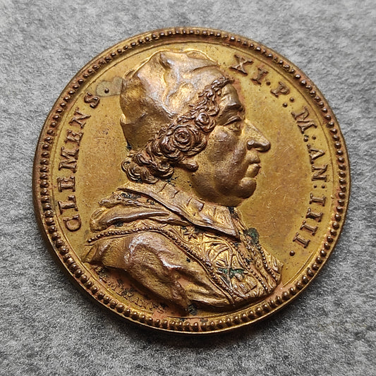 Médaille papale Clemente XI Salon Aula Clementina 35 mm 22,12 gr