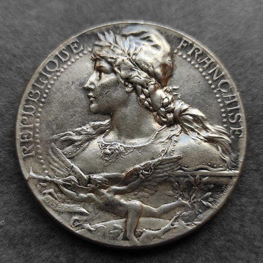 Médaille Département du Nord Industrie Chevaline en bronze argenté 60.49 gr 49 mm