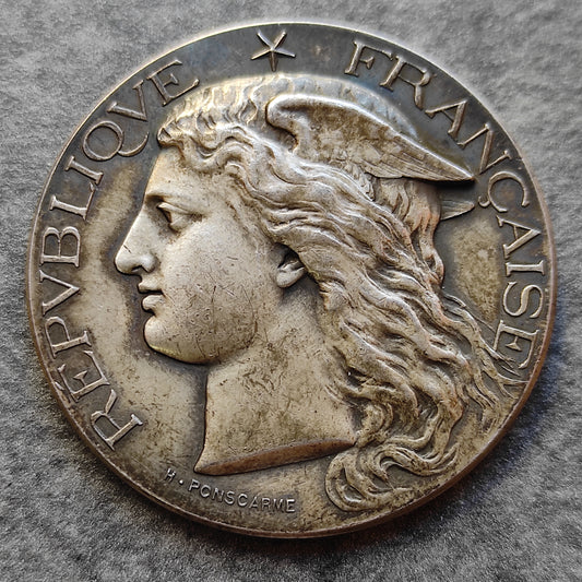 Médaille Concours Hippique Tours 1892 par Ponscarme 38.7 gr 42 mm