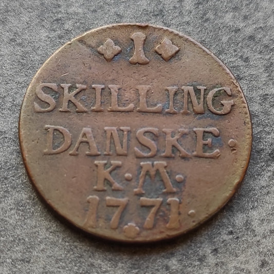 Danemark 1 Skilling Danske 1771