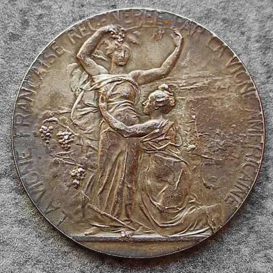 Médaille Comice Agricole Arrondissement de Saintes. Argent. 21.96 gr