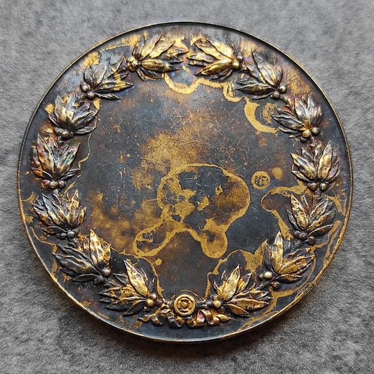 Médaille en argent offert par le Marquis du Lau d'Allemans. 68.67 gr