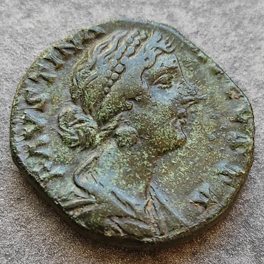 Faustine Jeune - Dupondius - Junon - Ivno - 13.17 gr - 24 mm