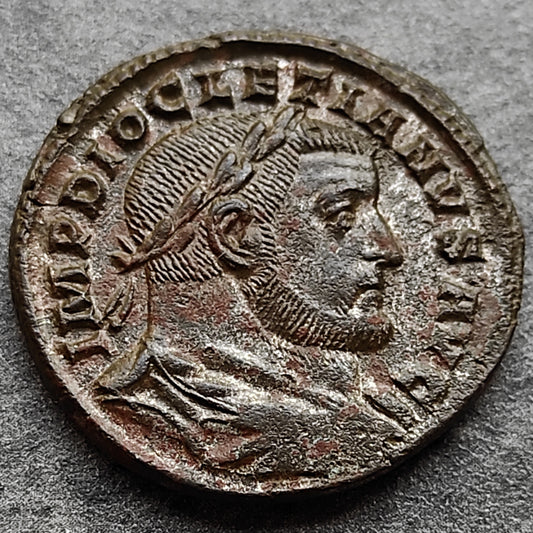 Dioclétien (284-305) Follis Genio Populi Romani Trêves 10,42 gr