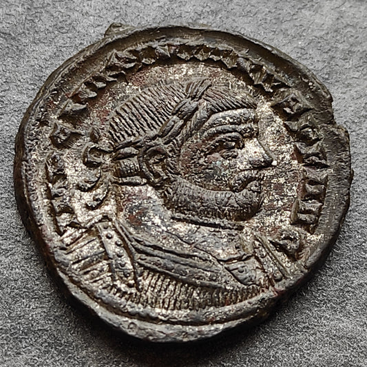 Maximien Hercule (285-310) Follis Genio Populi Romani Londres 11,57 gr