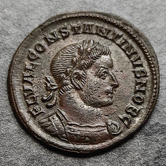 Constantin (307-337) Follis Genio Pop Rom Trêves 6,00 gr