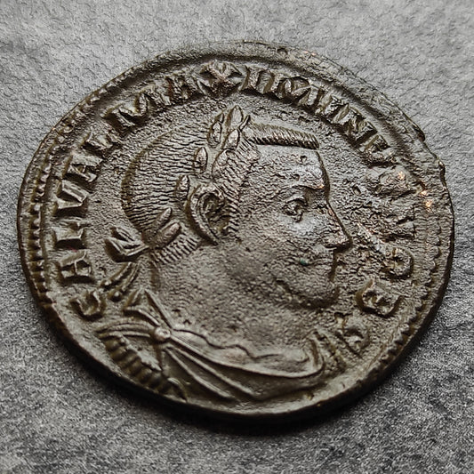 Galère (305-311) Follis Genio Popvli Romani Trêves 8,54 gr