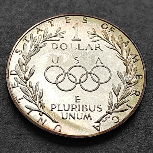 États-Unis 1 Dollar 1988 Jeux olympiques Argent 26.73 gr 38.1 mm USA