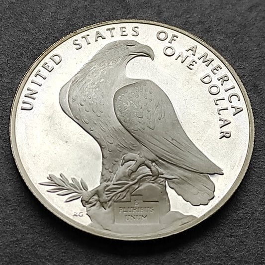 États-Unis 1 Dollar 1984 Jeux olympiques Los Angeles 26.73 gr 38.1 mm Argent USA