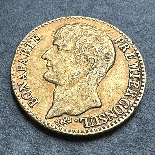 Bonaparte Premier Consul (1799-1804) 40 Francs An 12 A Paris 12.86 gr