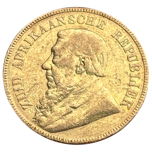 South Africa / Afrique du Sud - 1 Pond 1896 Or 7,87 gr