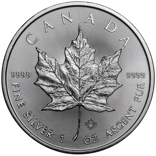 Maple Leaf Canada 1 Oz Argent 999.9 ‰ 31.10 Gr